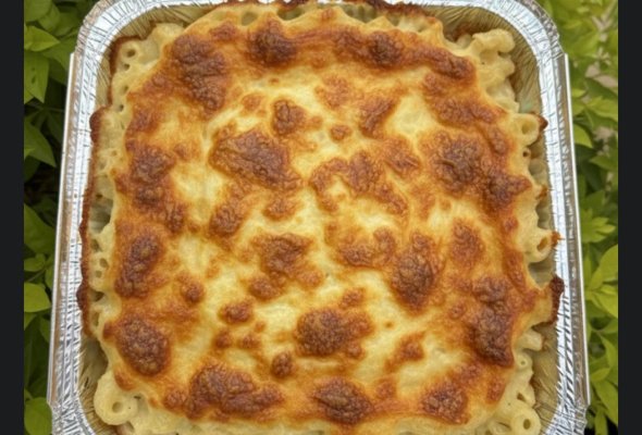 صينية مكرونة بالبشاميل ٤ قطع