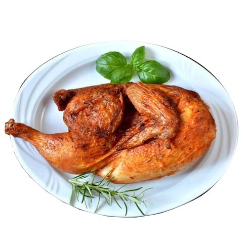 نص فرخة مشوية