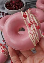 Pink White Chocolate Doughnut