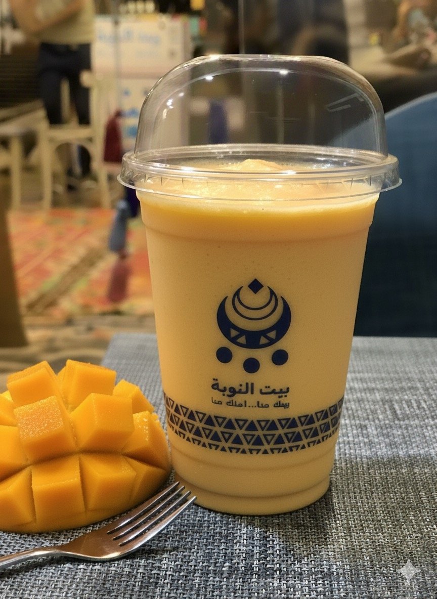 عصير مانجا باللبن