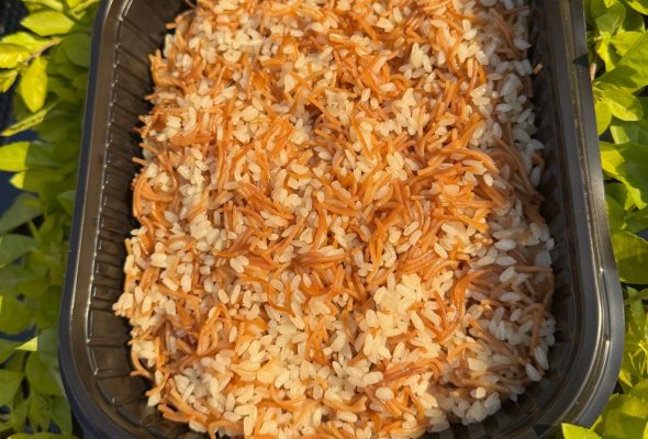 طبق رز بالشعرية