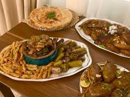 وجبه ورق عنب وممبار وكبيبه شامي وكفته حاتي