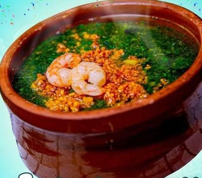 ملوخية بالجمبري
