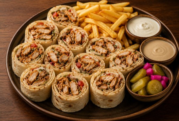 وجبة شاورما دجاج