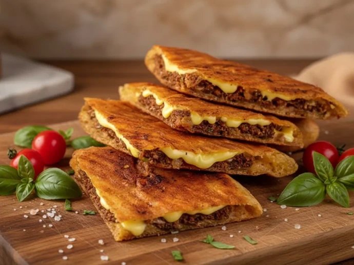 حواوشي ع الفحم موزاريلا