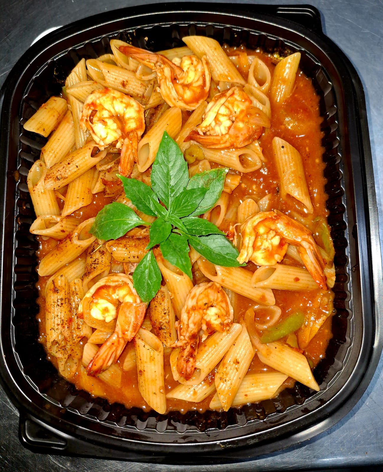 باستا صوص أحمر جمبري