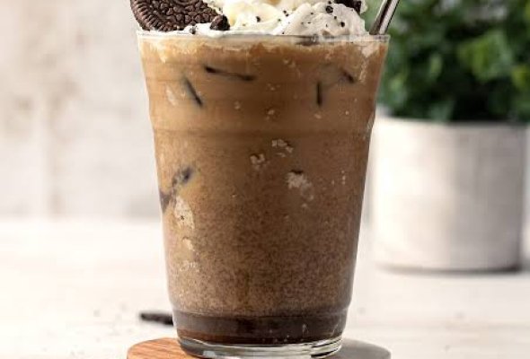 iced oreo latte